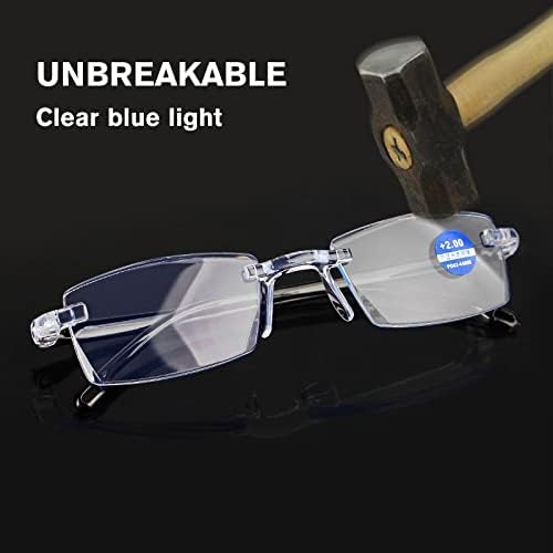 Rimless Daily Use Reading Glasses - Buy 1 Get 1 Free