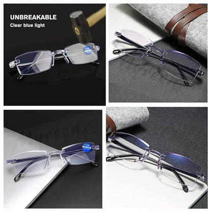Rimless Daily Use Reading Glasses - Buy 1 Get 1 Free
