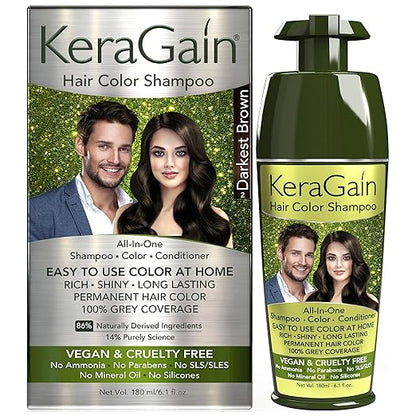 Keragain Color Shampoo & Serum Combo | 🔥Buy 1 Get 1 Free 🔥