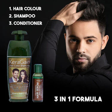 Keragain Color Shampoo & Serum Combo | 🔥Buy 1 Get 1 Free 🔥
