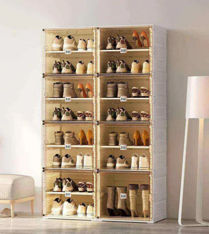 Smart Foldable Shoe Rack Shelf - 8 Layer |🔥 BUY 1 GET 1 FREE🔥